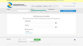 
                            1. Login - Zimmersuche24