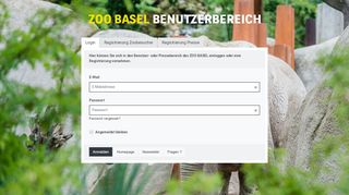 
                            9. Login - Zoo Basel