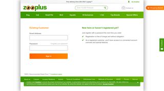 
                            1. Login - ZooPlus