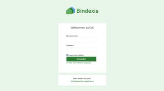 
                            1. Login zu my bindexis