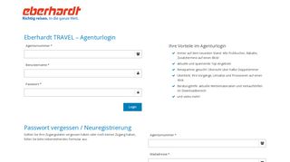 
                            5. Login zum Agenturbereich