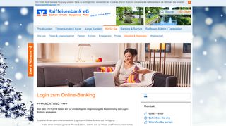 
                            3. Login zum Online-Banking Unterschiede - Raiffeisenbank eG Hagenow