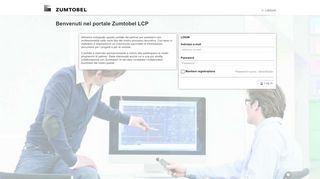 
                            13. Login - Zumtobel — LCP Portal