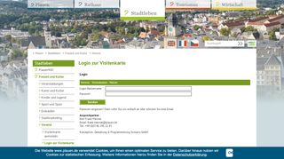 
                            10. Login zur Visitenkarte - Stadtleben - Stadt Plauen