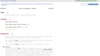 
                            2. login(3) - Linux manual page - man7.org