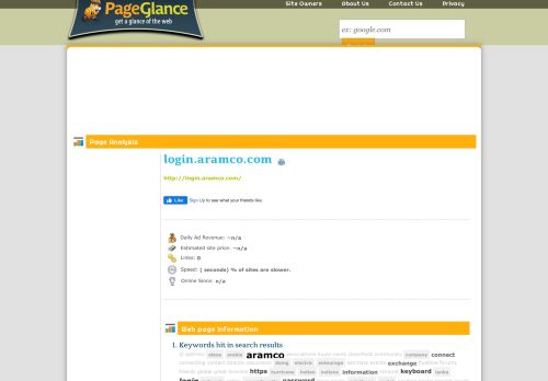 
                            9. Login.aramco.com | PageGlance