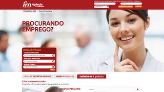 
                            3. Login/Cadastro | IM Agência de Empregos - Instituto Mix de Profissões