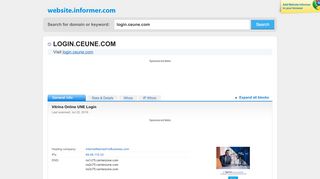 
                            4. login.ceune.com at WI. Vitrina Online UNE Login - Website Informer