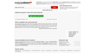
                            8. login.ceune.com - Websitedown Info