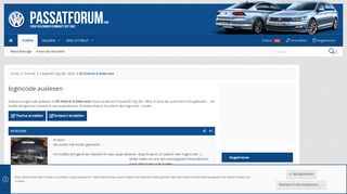 
                            4. logincode auslesen | Passat Forum