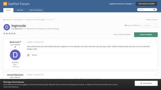 
                            2. logincode - Diagnose für VAG-Fahrzeuge - CarPort Forum
