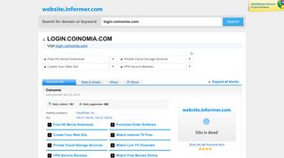 
                            10. login.coinomia.com at Website Informer. Coinomia. Visit Login ...
