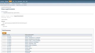 
                            1. LoginConstants (Jetspeed-2 Core API 2.3.1 API) - Apache Portals