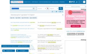 
                            6. Logindaten - Englisch Übersetzung - Deutsch ... - Reverso Context