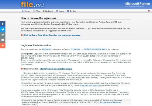 
                            4. login.exe Windows process - What is it? - File.net