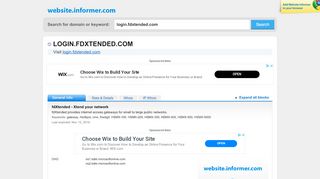 
                            13. login.fdxtended.com at WI. fdXtended - Xtend your network