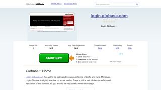 
                            8. Login.globase.com website. Globase :: Home.