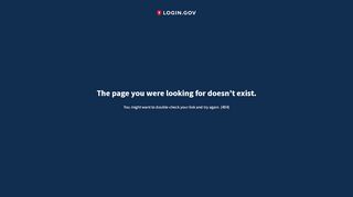 
                            2. login.gov | I'm trying to sign in, but it doesn't work / I'm trying to reset my ...