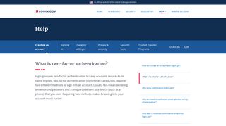 
                            6. login.gov | What is two-factor authentication?