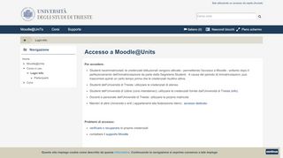 
                            4. LoginInfo: Accesso a Moodle@Units