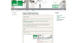 
                            11. Login/LMU-Kennung | LMU