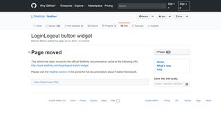 
                            11. LoginLogout button widget · Sitefinity/feather Wiki · GitHub