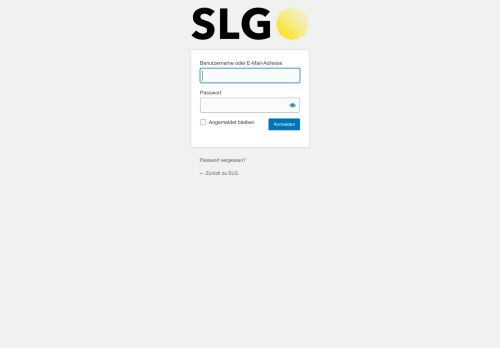 
                            2. Login/Logout Mitgliederbereich - SLG