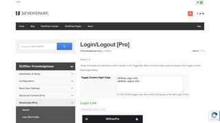 
                            6. Login/Logout [Pro] | ShiftNav Knowledgebase - SevenSpark