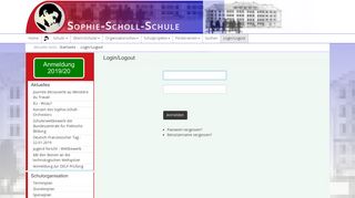 
                            3. Login/Logout - Sophie-Scholl-Schule