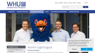 
                            1. Login/Logout - WHU – Otto Beisheim School of Management