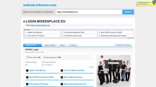 
                            12. login.miseenplace.eu at WI. ASTRIX | Login - Website Informer