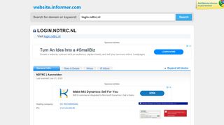 
                            2. login.ndtrc.nl at WI. NDTRC | Aanmelden - Website Informer