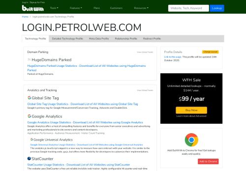 
                            3. login.petrolweb.com Technology Profile - BuiltWith