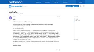 
                            10. Login.php - PHP - bplaced Community Forum