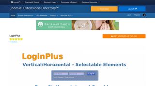 
                            12. LoginPlus, by Bob Galway - Joomla Extension Directory