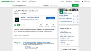 
                            9. Login/POC Administrator Reviews | Glassdoor