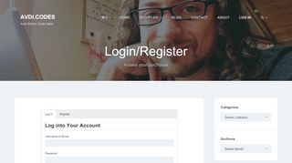 
                            10. Login/Register – avdi.codes