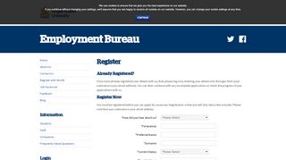 
                            3. Login/Register - Employment Bureau - Anglia Ruskin University