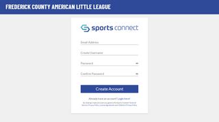 
                            6. Login/Register - Frederick County American Little League