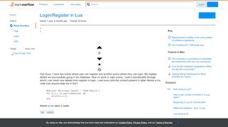 
                            7. Login/Register in Lua - Stack Overflow