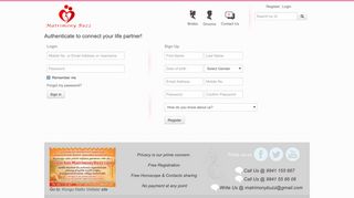 
                            1. Login/Register | MatrimonyBuzz