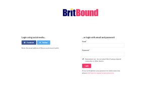 
                            1. Login/Register / My BritBound