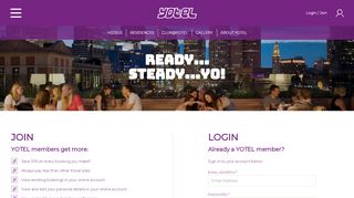 
                            1. Login/Register - Yotel