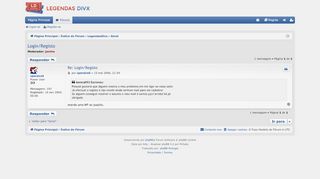 
                            3. Login/Registo - LegendasDivx
