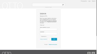 
                            3. Login/Registration - OTTO Archive