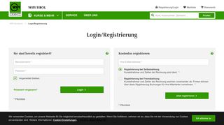 
                            1. Login/Registrierung | WIFI Tirol