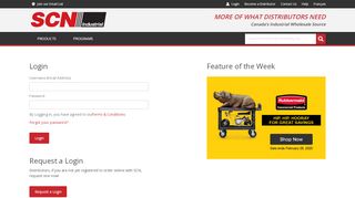 
                            4. Login/Request a Login | SCN Industrial