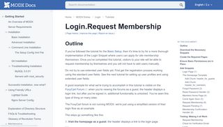 
                            12. Login.Request Membership | MODX Extras - MODX Documentation