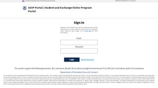 
                            11. Login/SEVP Portal - ICE