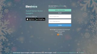 
                            9. Loginside - ElevIntra - Rudolf Steiner Skolen Kvistgård